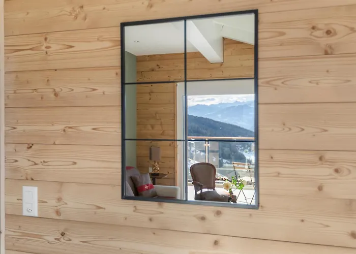 Cosy, Neuf, Vue Panoramique, Centre A 4 Min A Pied Crans-Montana