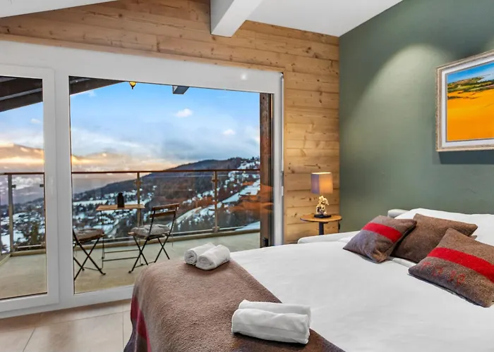Cosy, Neuf, Vue Panoramique, Centre A 4 Min A Pied 克莱恩 蒙塔纳